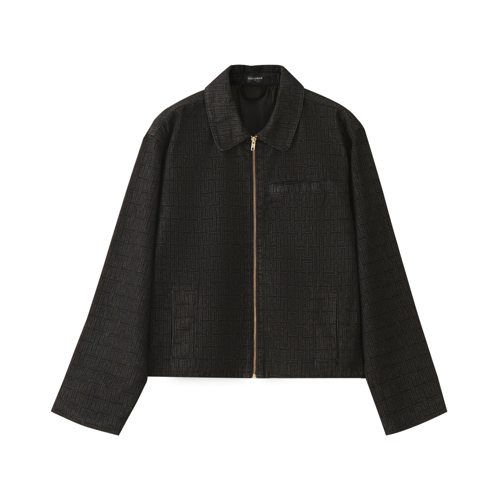 Laser Engraved Harrington jacket