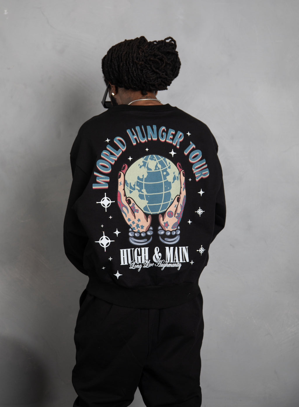 Handmade Supima Crystal Star Crewneck – Cropped Edition