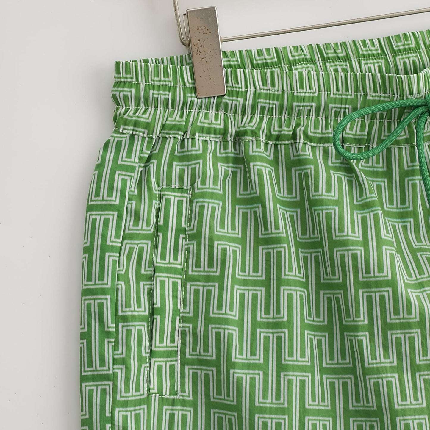 Monogram Shorts: Green - Hugh & Main