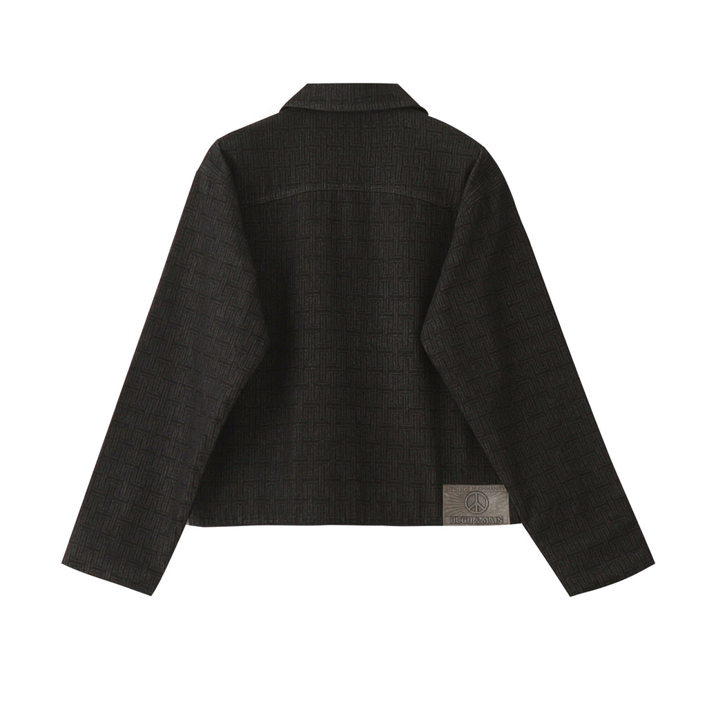 Laser Engraved Harrington jacket