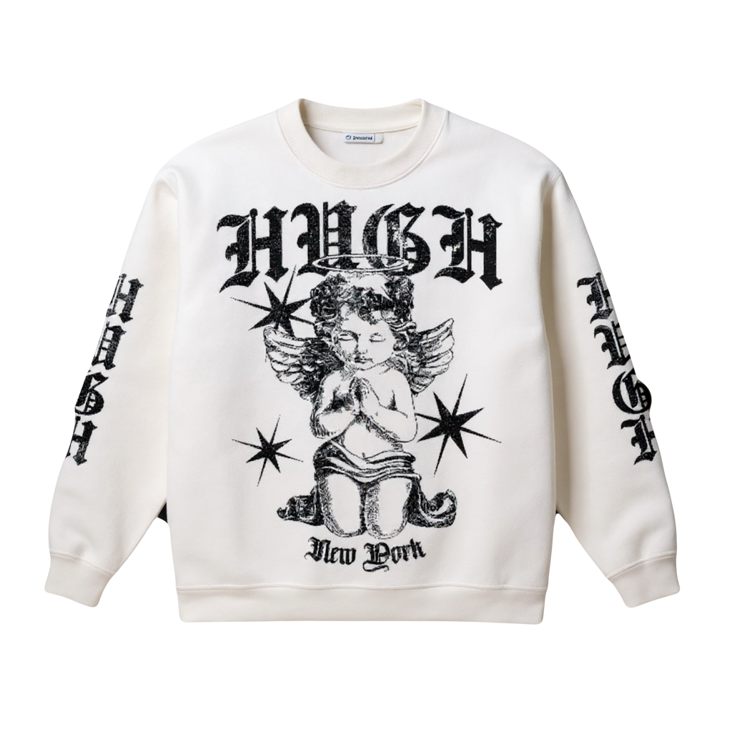 Angel Crewneck (Calligraphy)