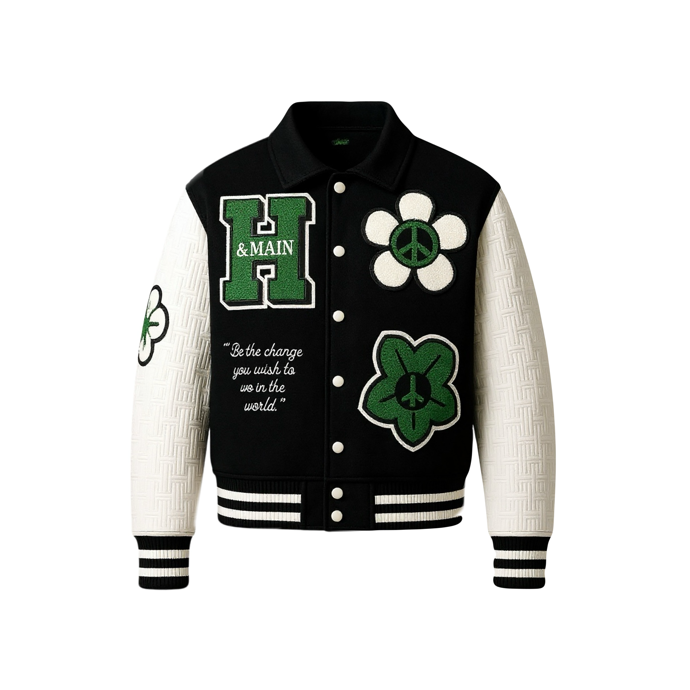Peace + Love Varsity Jacket – Paradise Edition