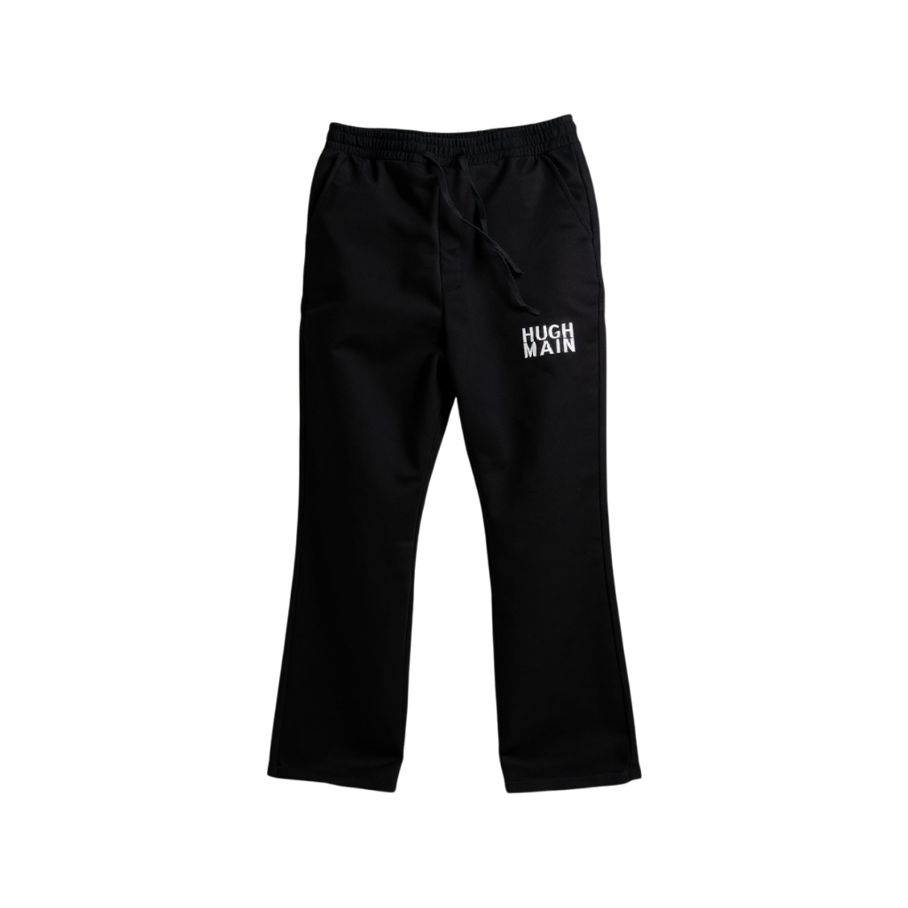 Flared Stacked Cotton Sweatpants