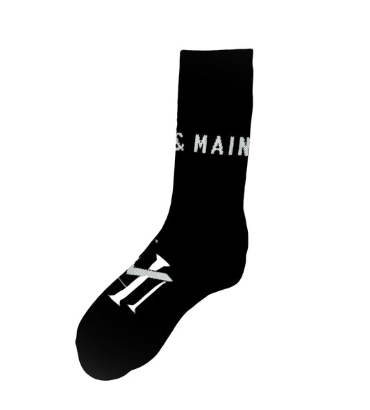 Black Clean Socks (3pack) - Hugh & Main