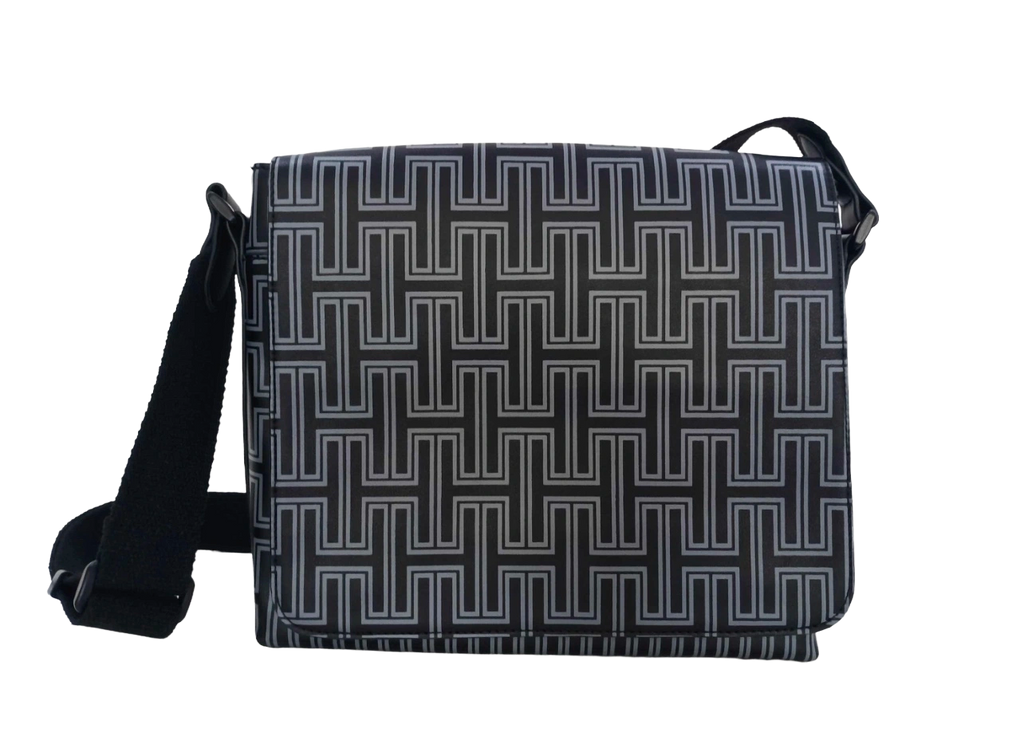 Signature Monogram Leather Messenger