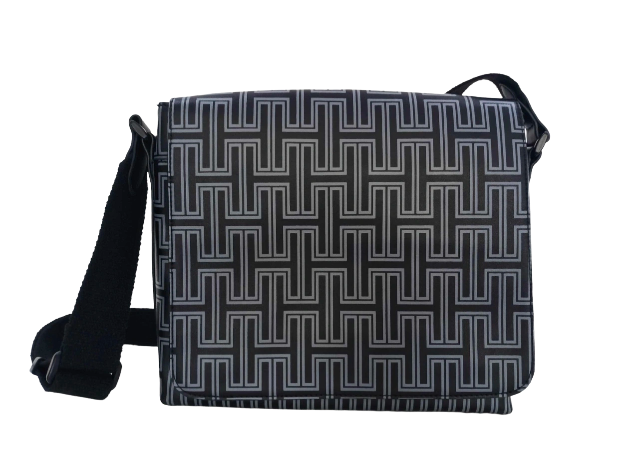 Signature Monogram Leather Messenger